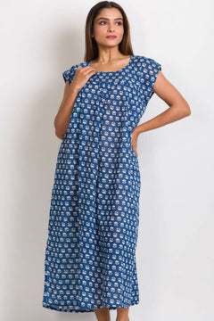 Ishani Caftan - indigo