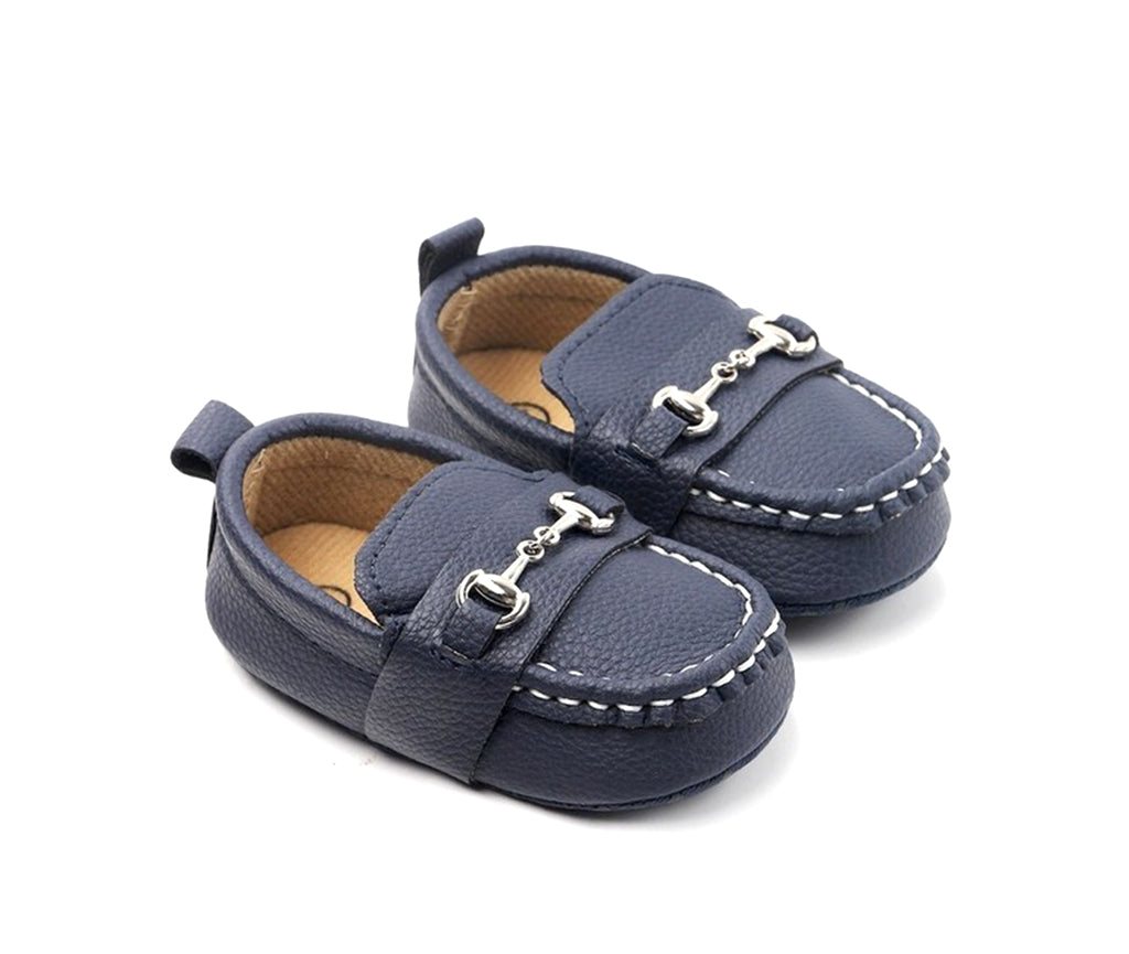 infant navy loafers