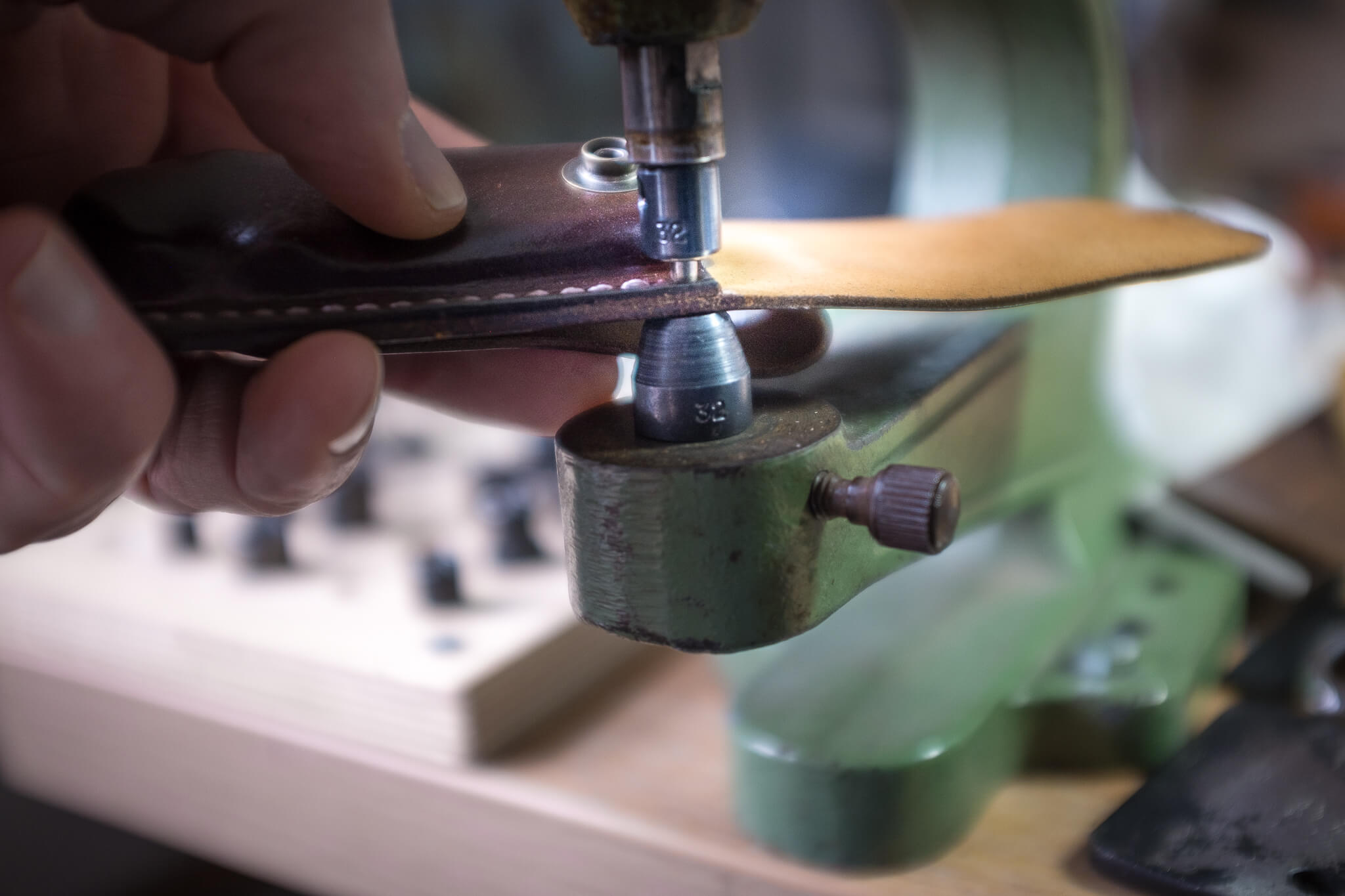 adding an extra rivet | Duke & Sons Leather