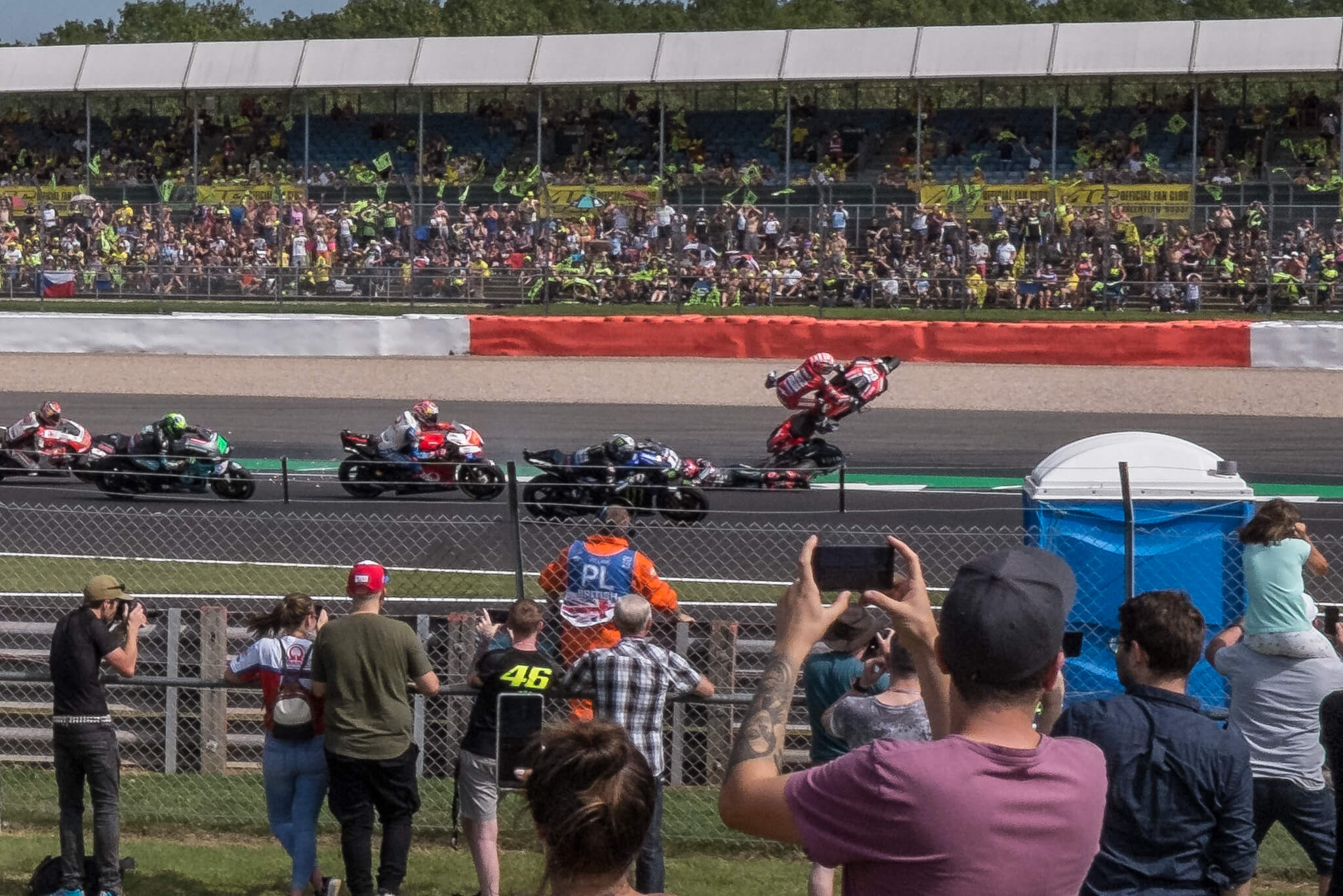 Dovizioso is launched by Quartararo MotoGP SIlverstone 2019