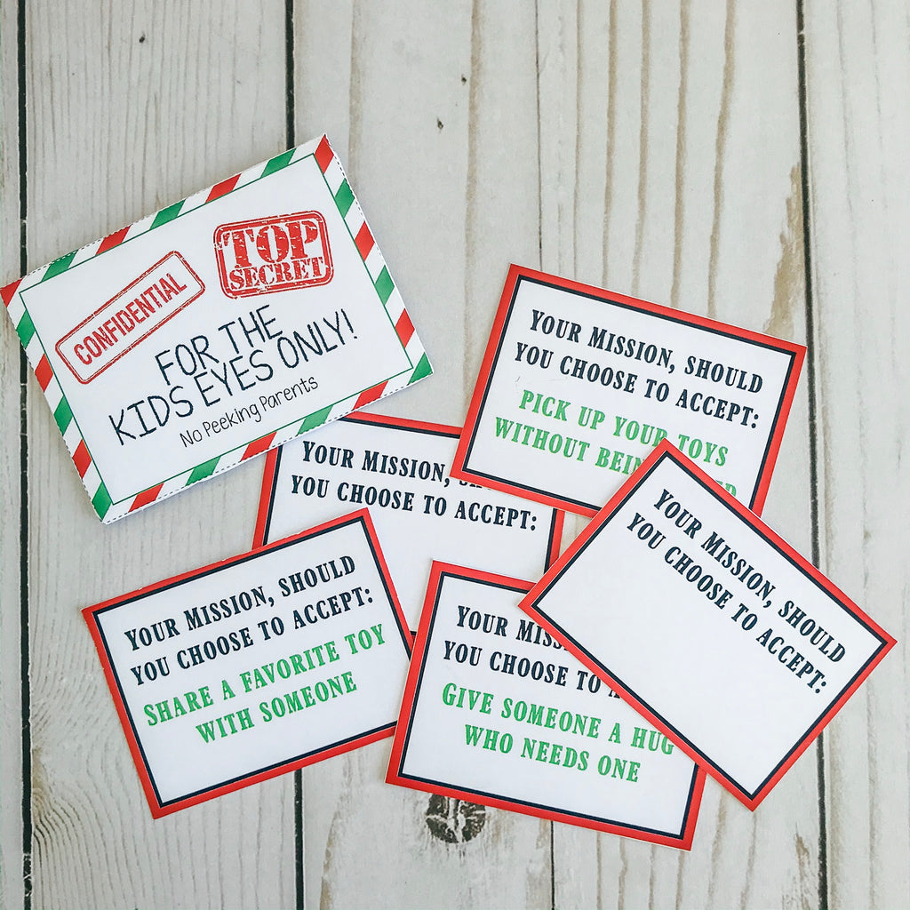 Christmas Elf Spy Kit, Elf Printable, Instant Download – Partyinapinch