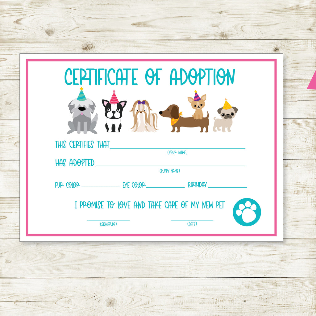 puppy-adoption-certificate-puppy-party-instant-download-partyinapinch