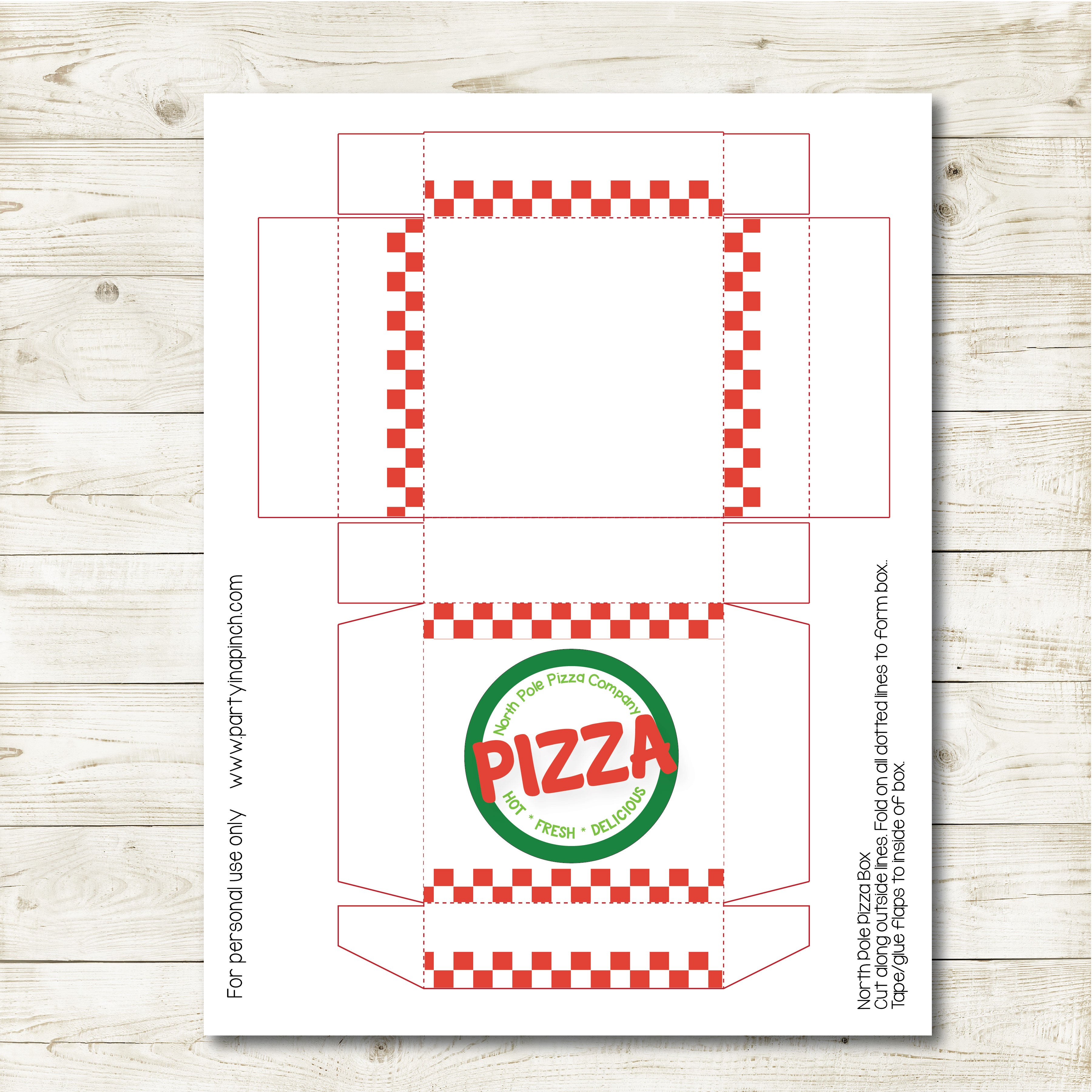 Miniature Pizza Box Printable ubicaciondepersonas.cdmx.gob.mx