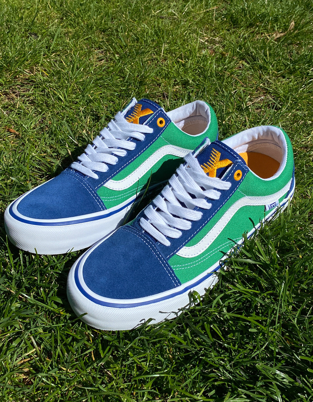 blue green vans