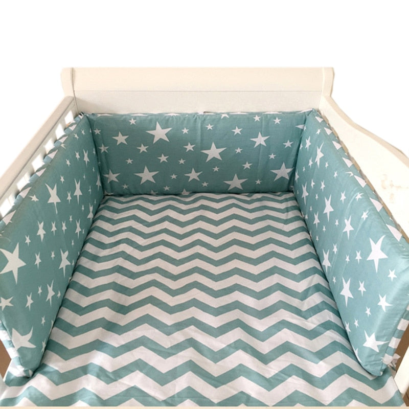 Baby Bed Thicken Bumpers One Piece Crib Protector Mother Child