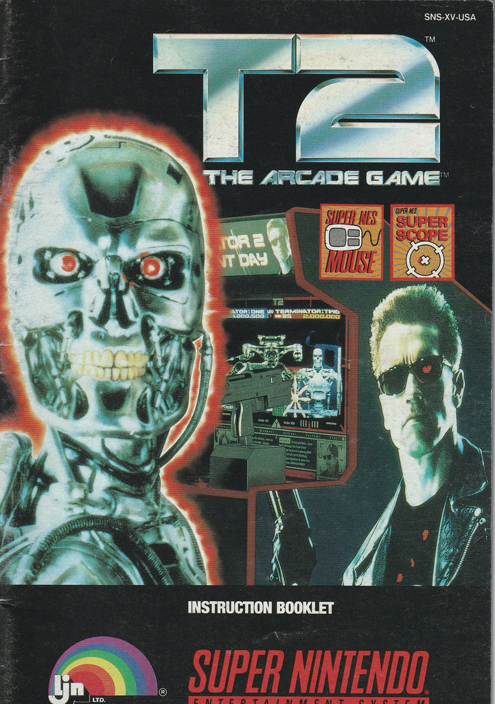 Terminator 2:The Arcade Game (Manual Only, SNES)