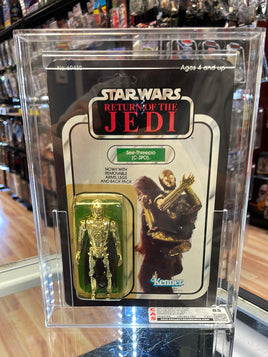 Vintage 8D8 77 Back A (Star Wars Kenner, ROTJ) AFA Graded 80 Y