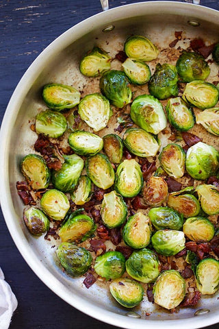 Lemon Prosciutto Brussels Sprouts