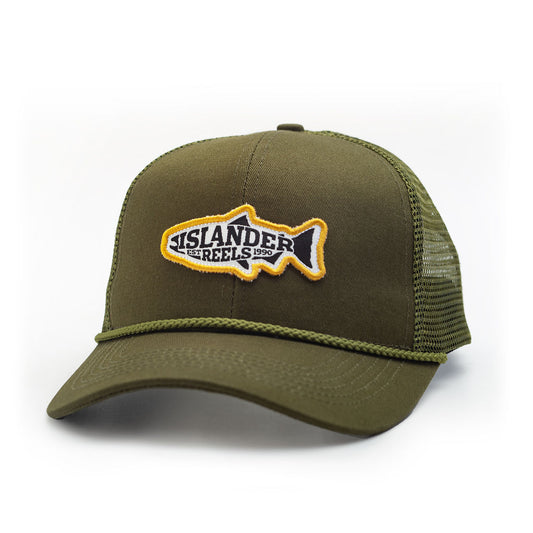 Sage Patch Trucker Hat - Rainbow Charcoal – Fly Fish Food