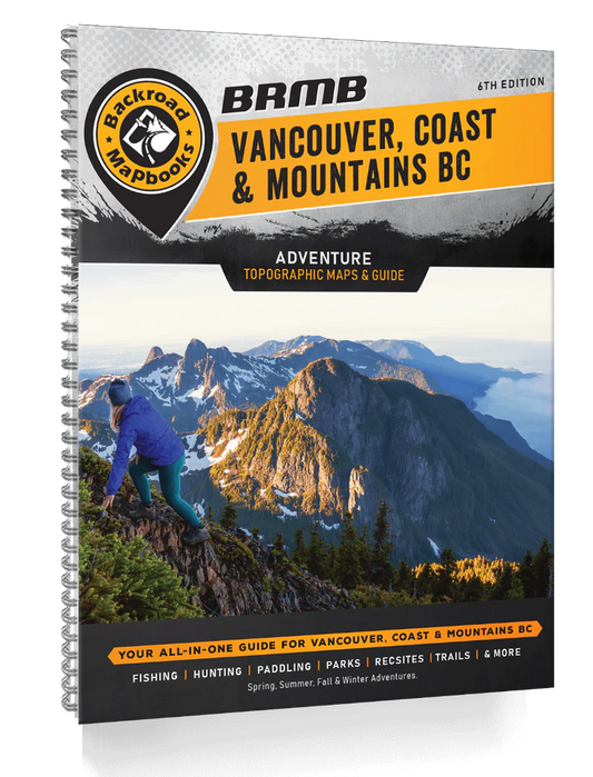Backroad Mapbooks - Vancouver Island BC - 4th Edition Lakes