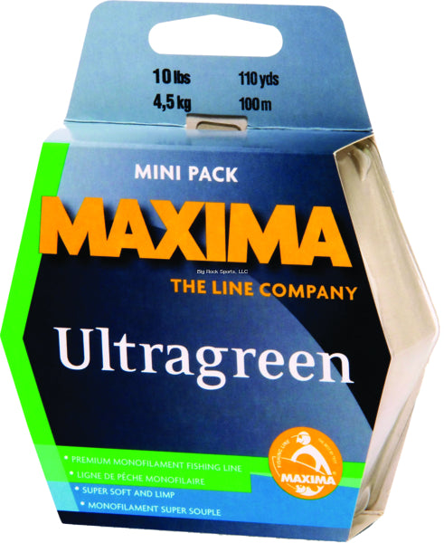 Maxima Fishing Line Mini Pack, Ultragreen