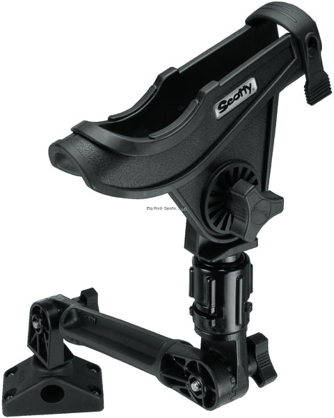 Scotty #339-BK Powerlock Rod Holder w/ 0449 Clamp Mount, Black