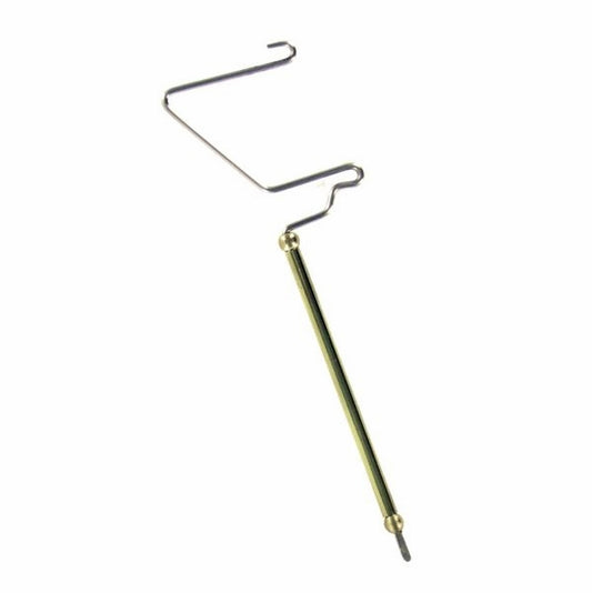 SuperFly Stainless Steel Straight Forceps, 6-in, Gold
