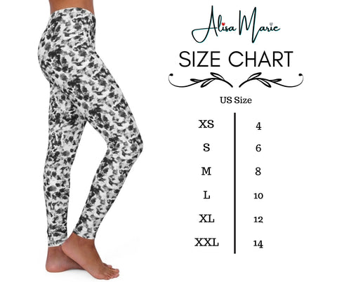 size chart leggings
