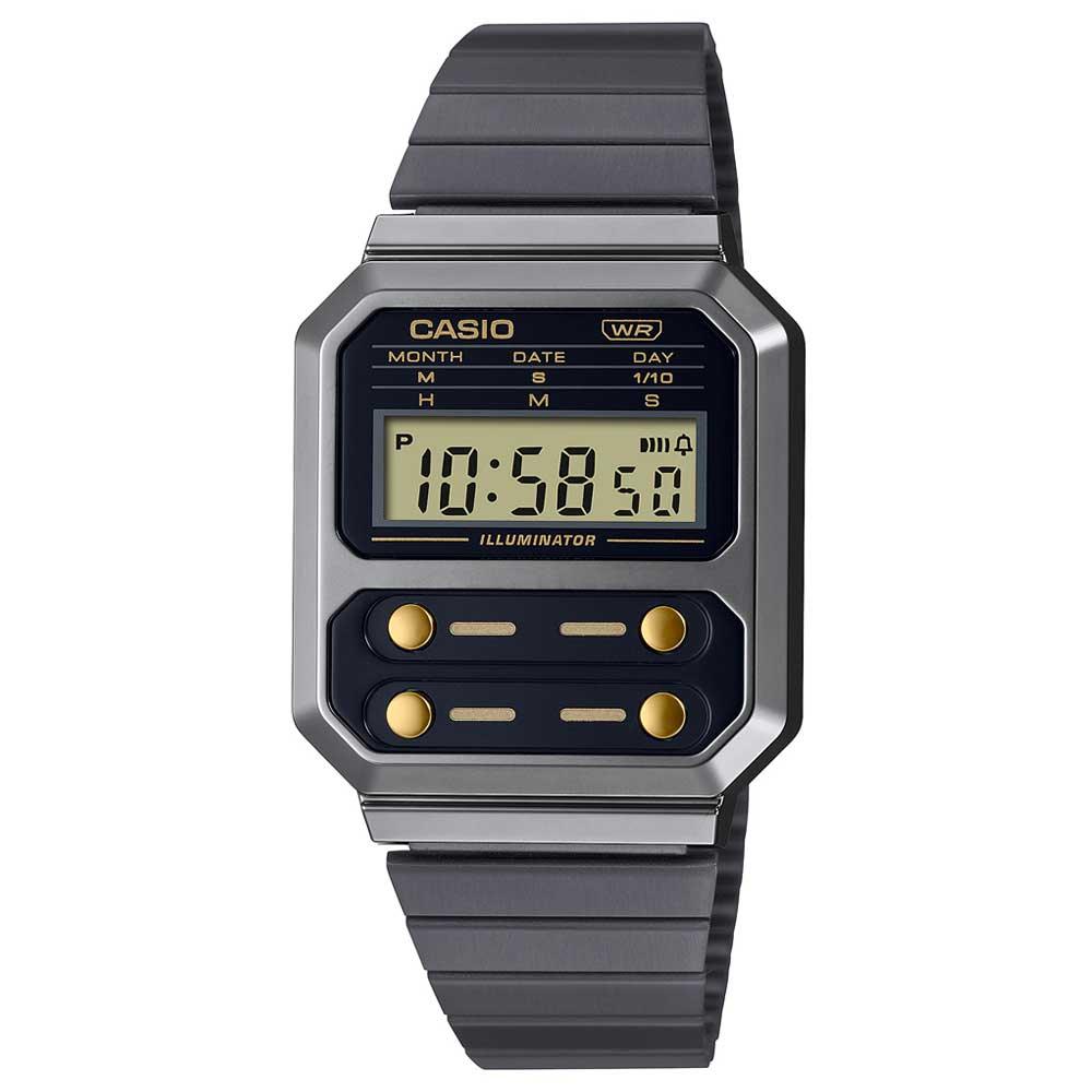 Casio Vintage Silver Watch A100WE-7B