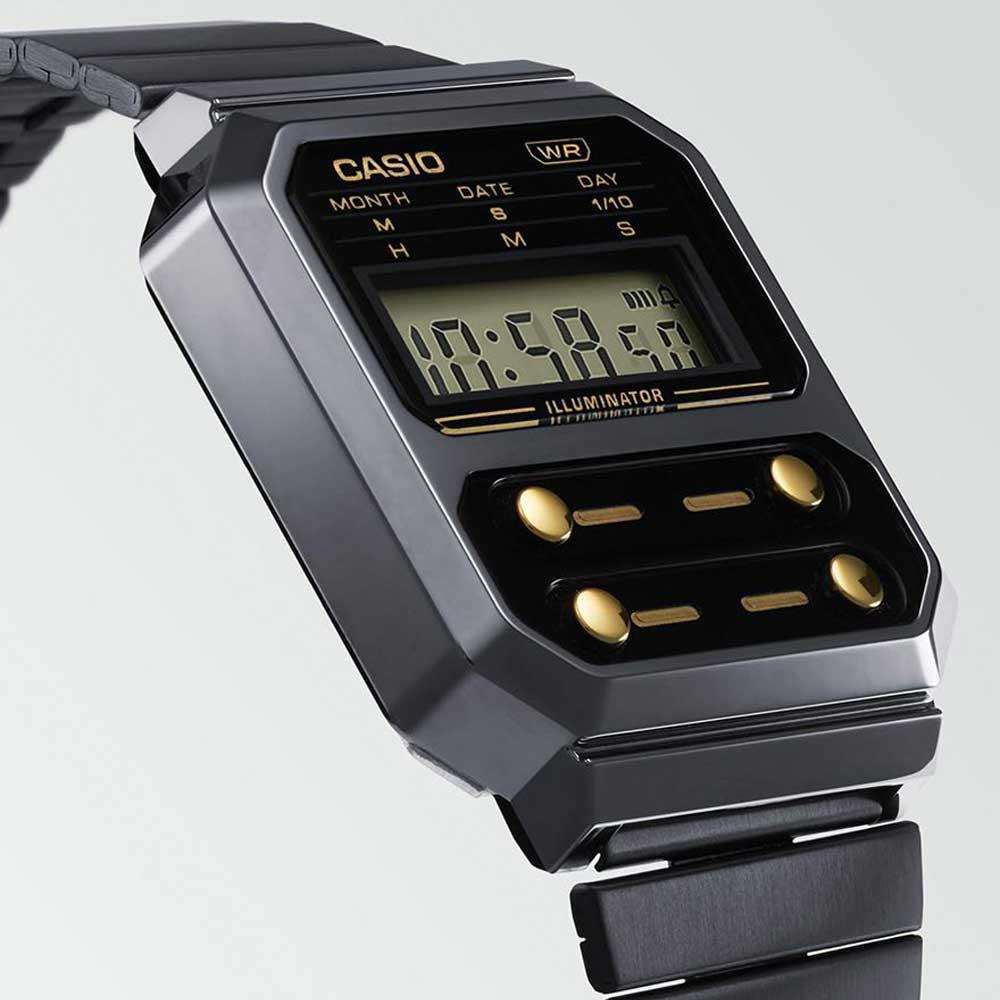 Casio Vintage Silver Watch A100WE-7B