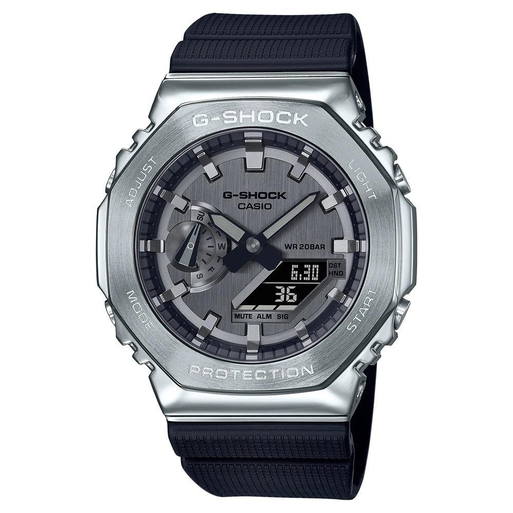 G-Shock Metal Clad Fabric Band Watch GM-2100CB-3A