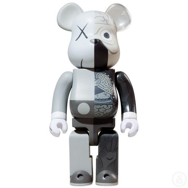 Bearbrick Kaws Dissected Companion Grey 1000%