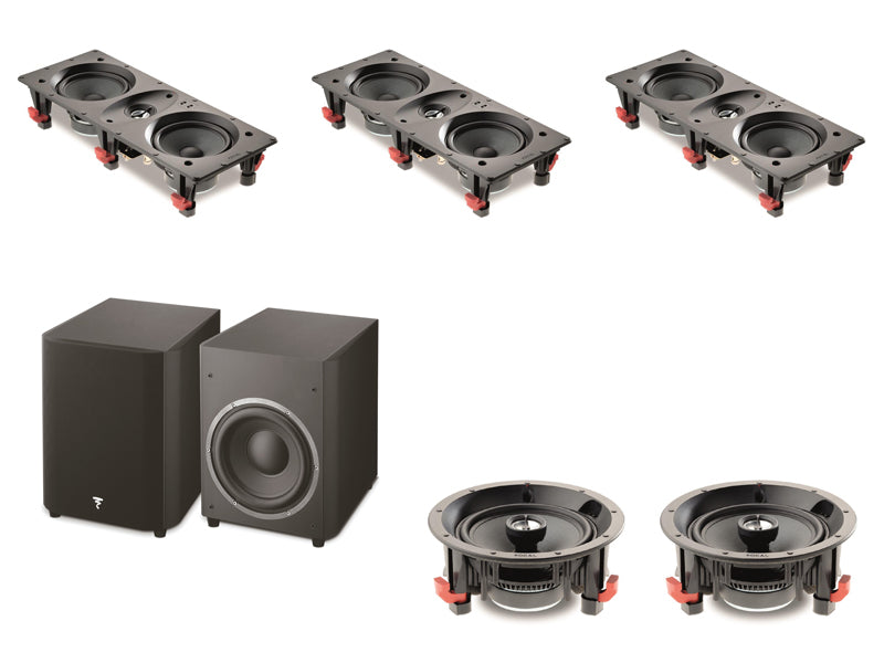 Home Cinema Pack 1 In Ceiling In Wall Spe Gl Pro Sound