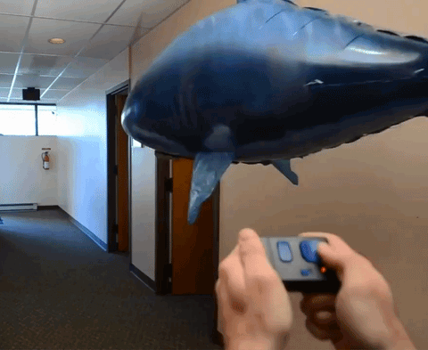 remote control shark balloon