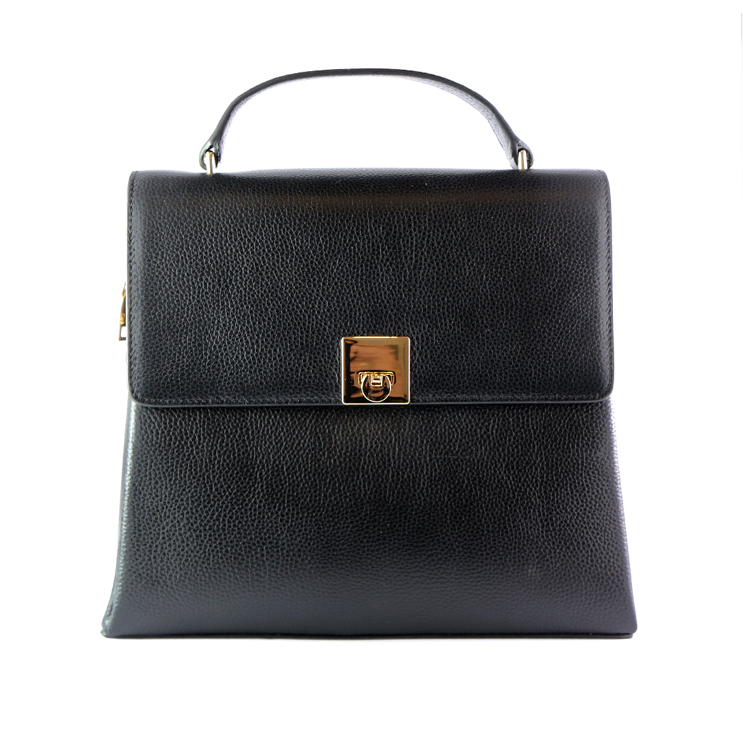 Mon Purse Top Handle Bag In Black