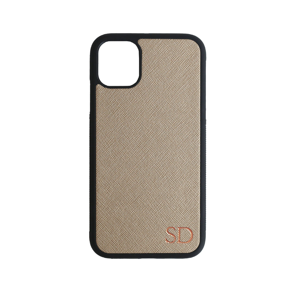 Personalised Monogram Leather Phone Cases | OLIVIA&CO.