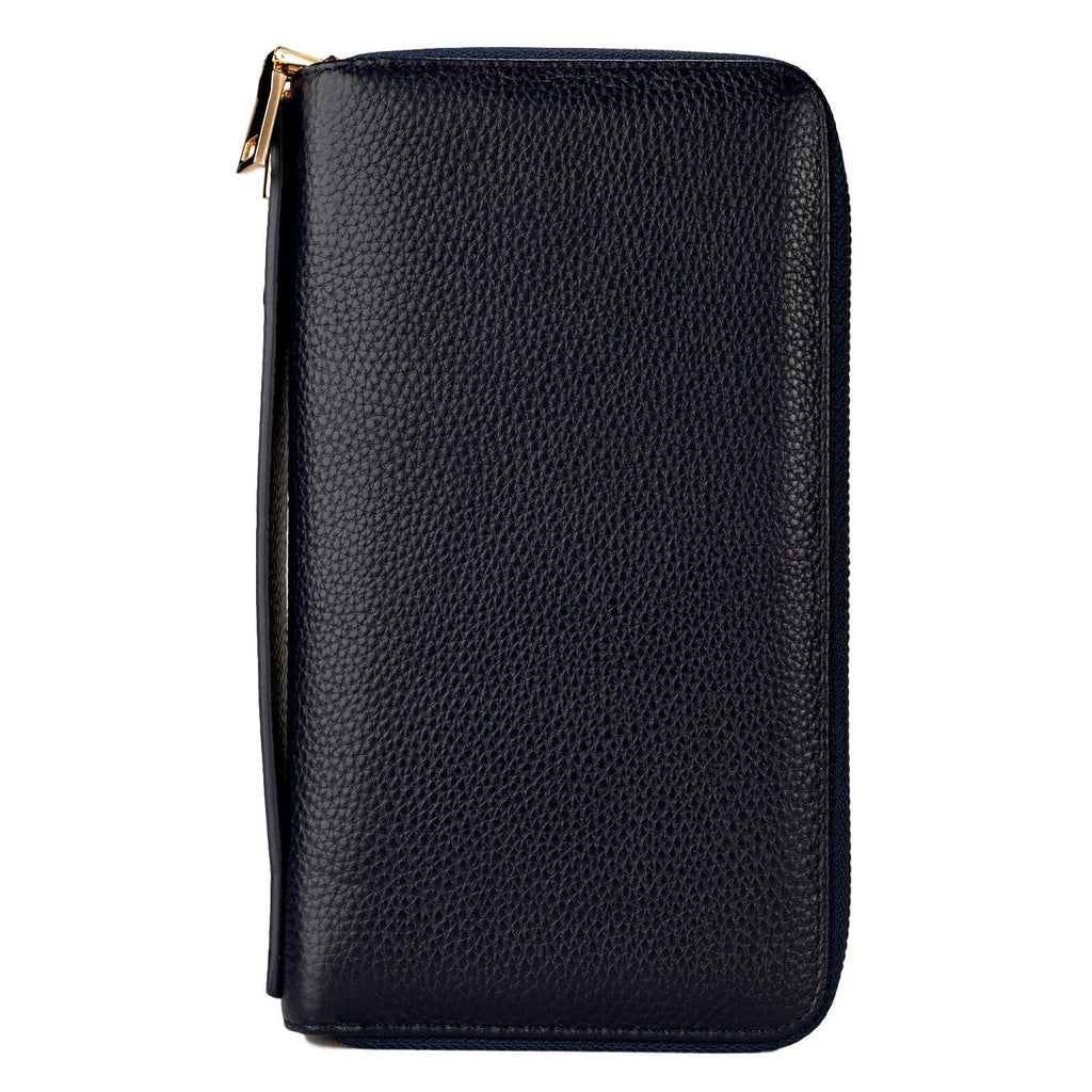 double zip travel wallet