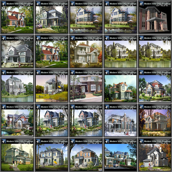 ★Total 98 Types of Commercial,Residential Building Sketchup 3D Models Collection