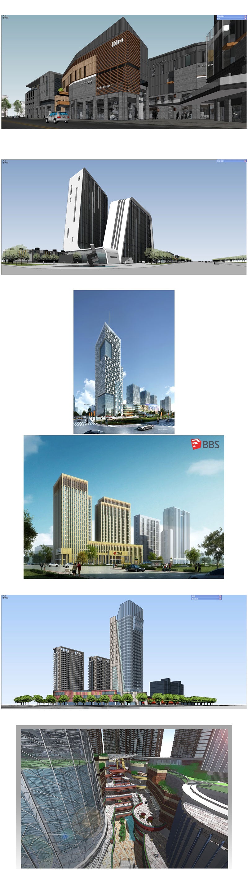 ★Best 13 Types of Skyscraper Architecture and tall buildings Sketchup 3D Models Collection(Recommanded!!)