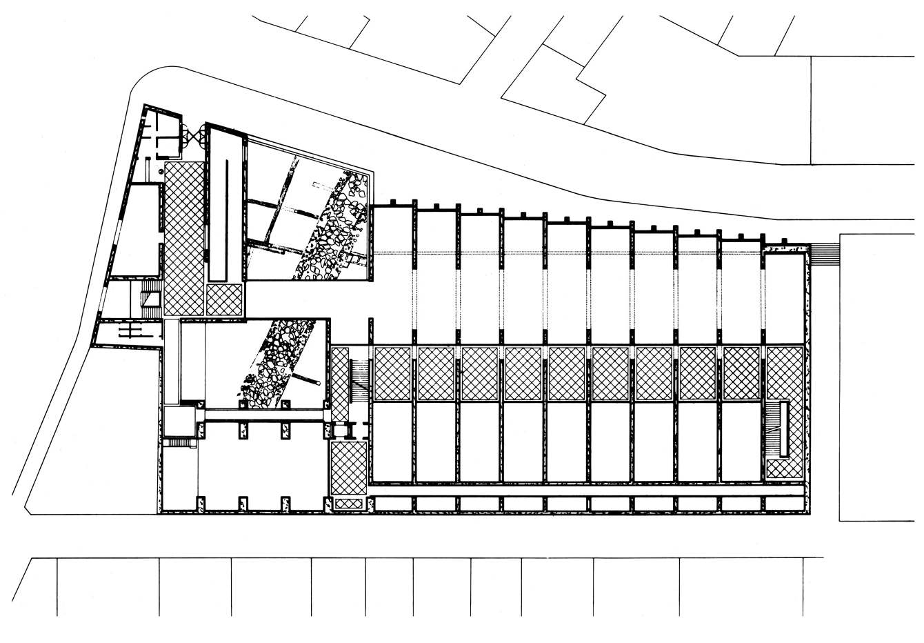 【Famous Architecture Project】Museum of Roman Art-Architectural CAD Drawings