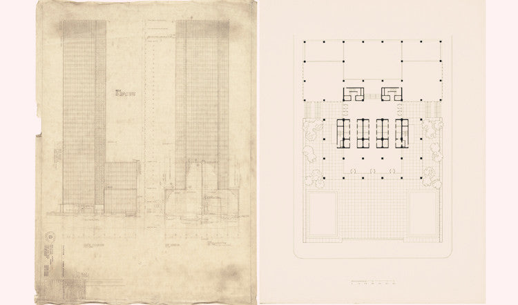 【Famous Architecture Project】Seagram Building-Mies van der Rohe-Architectural CAD Drawings