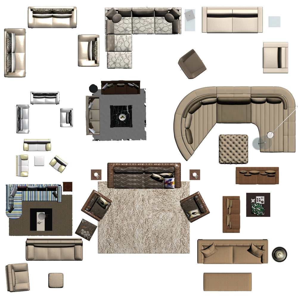 2d plan photoshop blocks of furniture free download