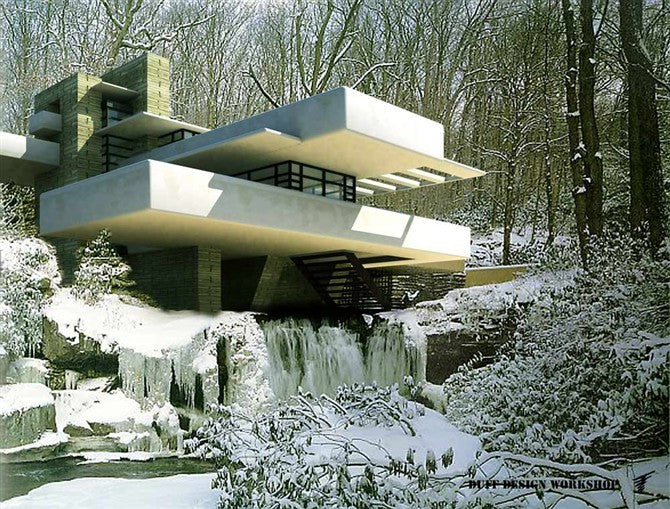 falling water winter