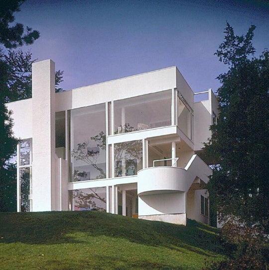 【Famous Architecture Project】Villa inspired from Richard Meier's house-Architectural CAD Drawings