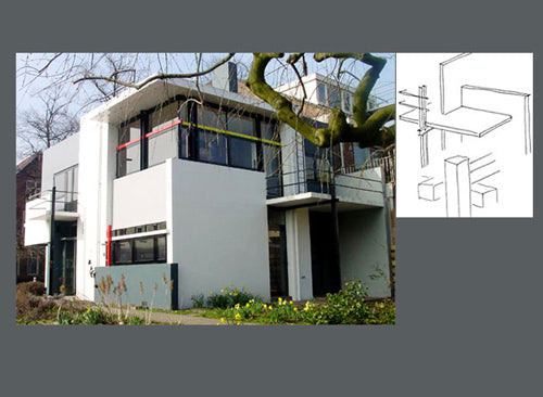 【Famous Architecture Project】Schroder House-Gerrit Rietveld-CAD Drawings