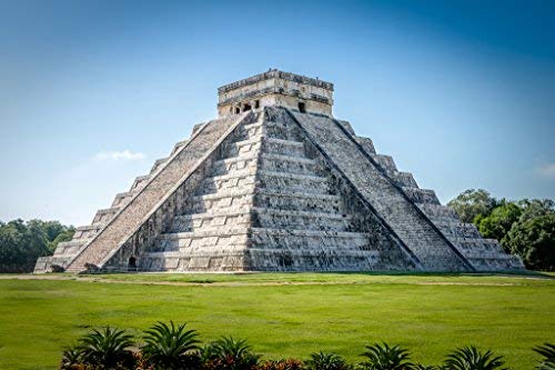 【Famous Architecture Project】Pyramid chichen itza CAD Drawing-Architectural 3D CAD model