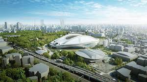 【Famous Architecture Project】Tokyo Olympic Stadium - Zaha Hadid 3d CAD Drawing-Architectural 3D CAD model