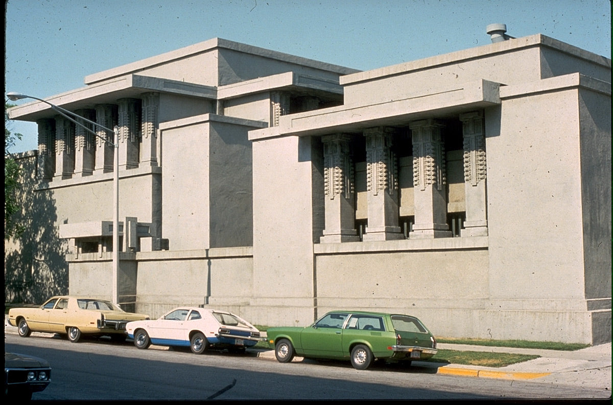 【Famous Architecture Project】Unity Temple-Frank Lloyd Wright-Architectural CAD Drawings