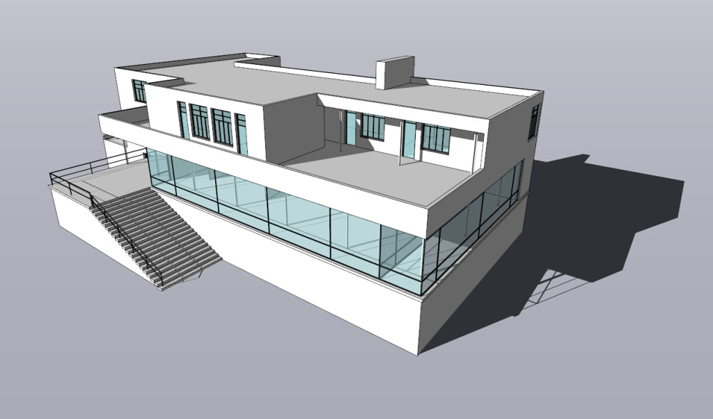 【Famous Architecture Project】Tugendhat Villa-Ludwig Mies van der Rohe-CAD Drawings