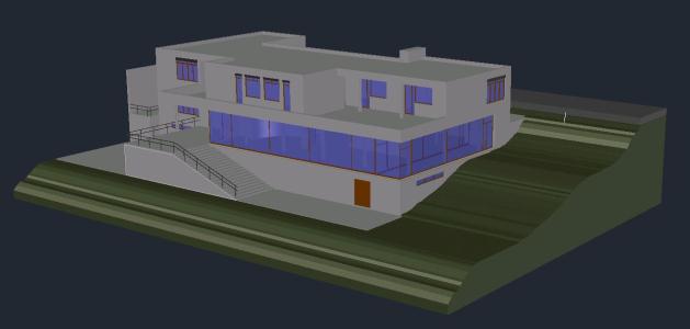 【Famous Architecture Project】Villa tugendhat CAD Drawing-Architectural 3D CAD model