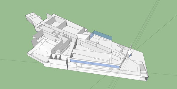 【Famous Architecture Project】Alvaro Siza - Galicia Museum of Contemporary Art-Architectural CAD Drawings