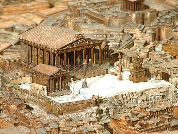 【Famous Architecture Project】Temple Of Jupiter Optimus Maximus-Architectural 3D SKP model