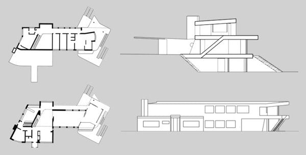 【Famous Architecture Project】Schminke House-Hans Scharoun-Architectural CAD Drawings