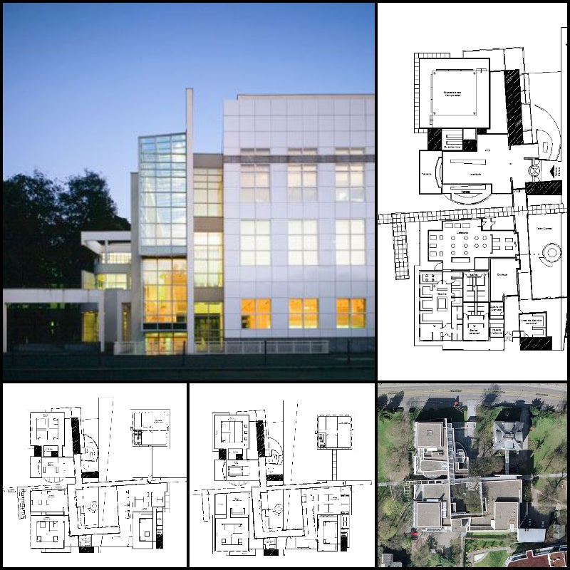 【Famous Architecture Project】Museo frankfurt-CAD Drawings