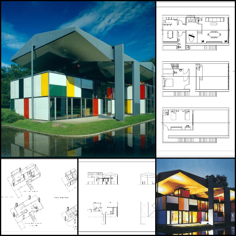 【Famous Architecture Project】Arquitectura - Le Corbusier Maison D'homme-Architectural works