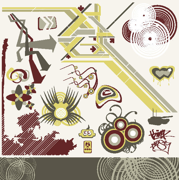 ★Free Vector Design Elements V.19-Free Download Illustration AI Vector