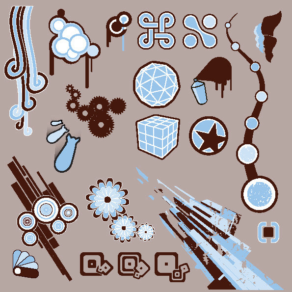 ★Free Vector Design Elements V.21-Free Download Illustration AI Vector