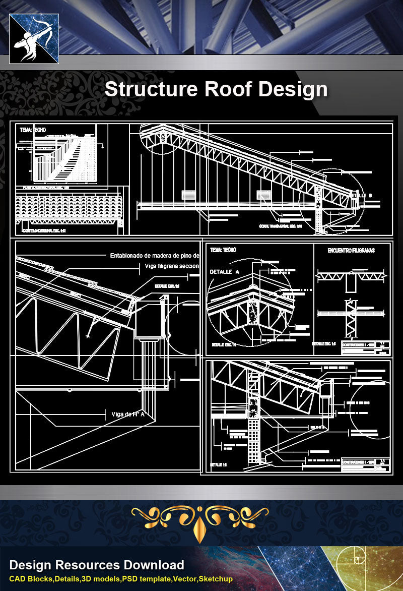 ★【Architecture Details】Structure Roof Design