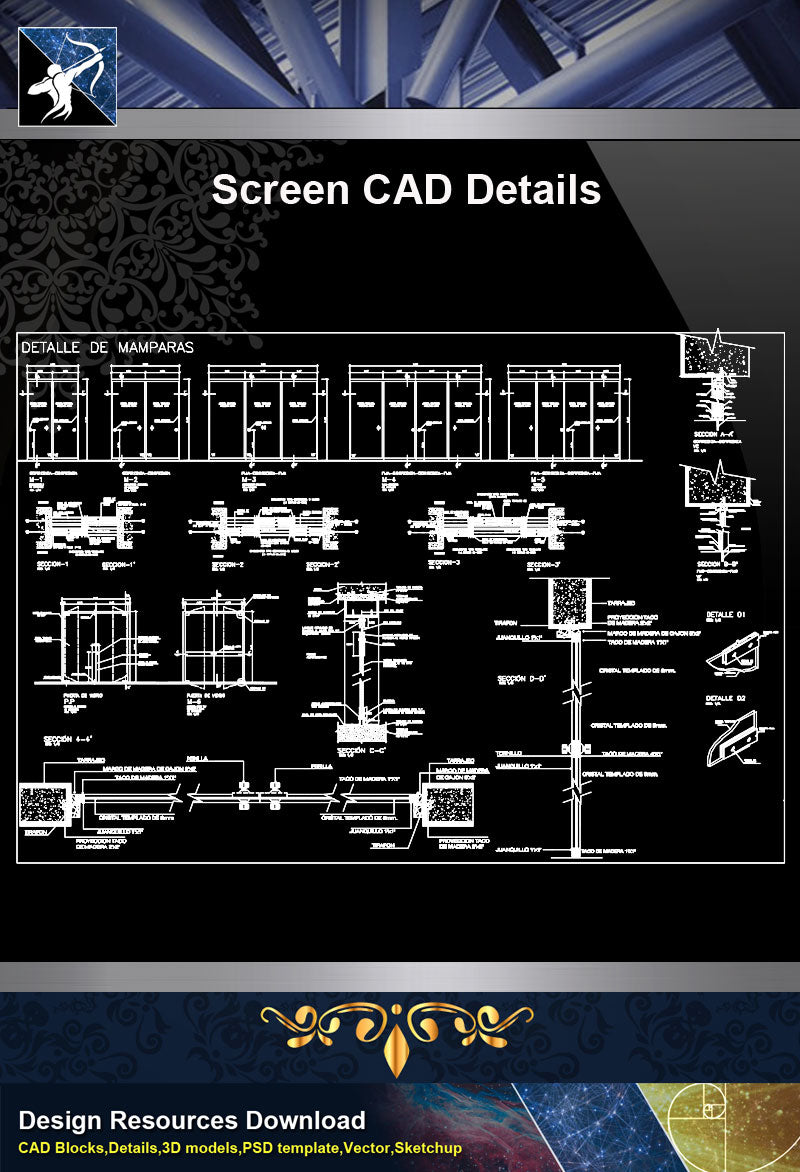 Screen CAD Detail