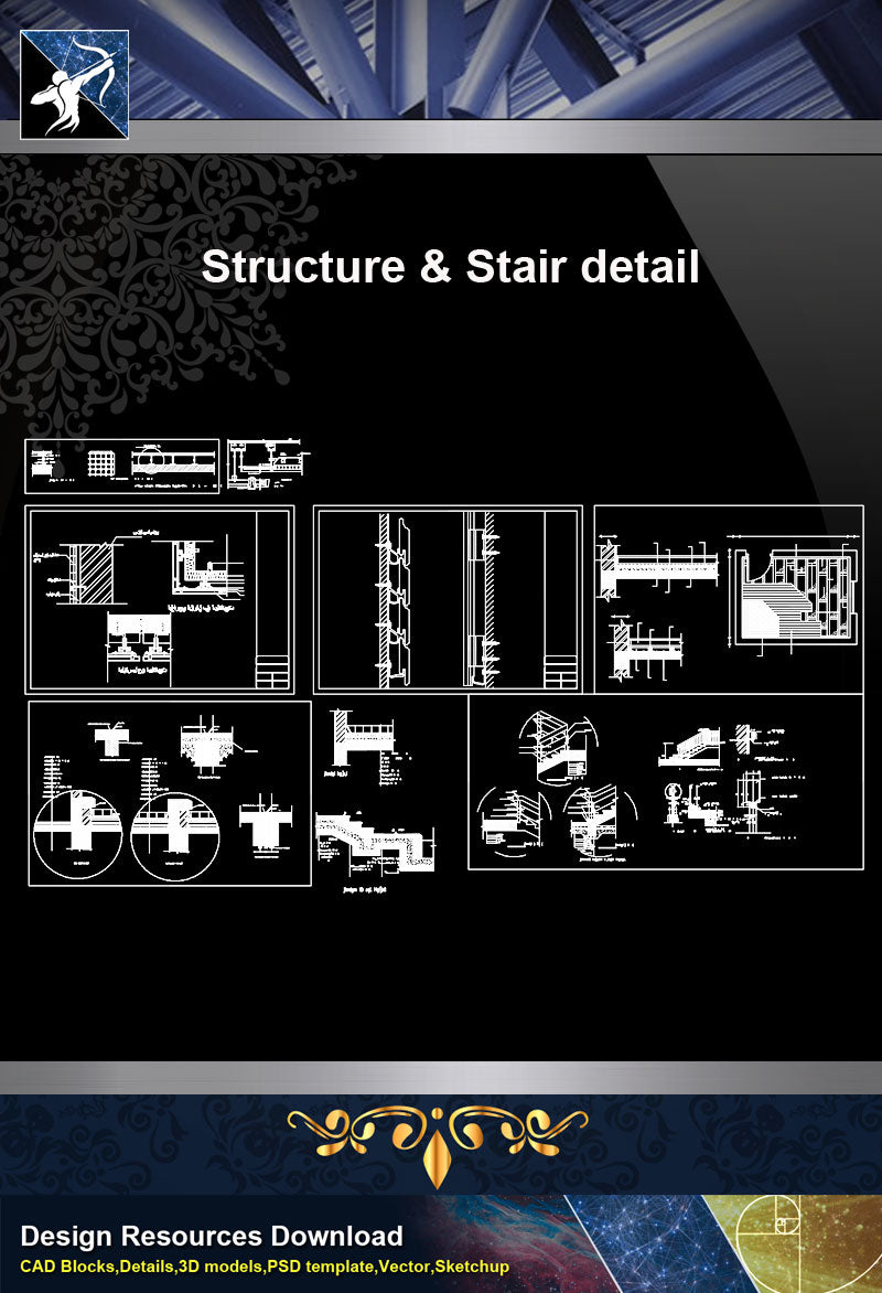 【Architecture Details】Structure & Stair detail